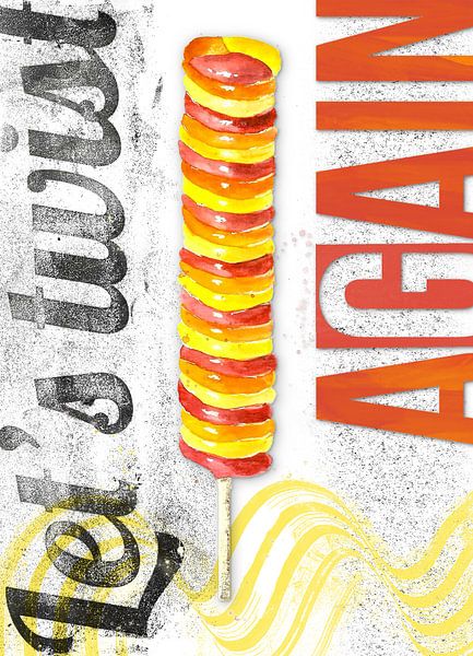 Glace à l'eau Lets Twist again par Angela Peters