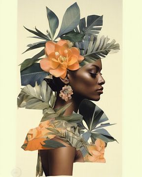Collage "Tropical vibes" van Studio Allee