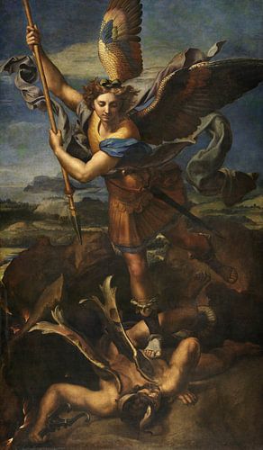 Raphael – Der heilige Michael besiegt den Satan (1518)