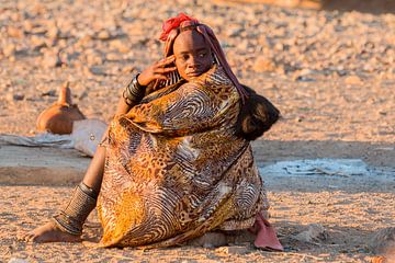 Himba vrouw van Cees van Vliet