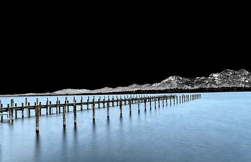 Chiemsee blauw donker