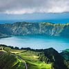 Sete Cidades Caldera en Lagoa Azul op de Azoren van Sascha Kilmer