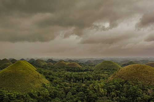 Chocolate hills, Bohol, Filipijnen