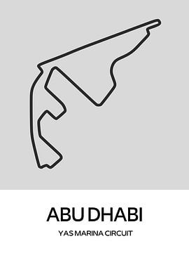 Formule 1 d'Abu Dhabi sur Milky Fine Art