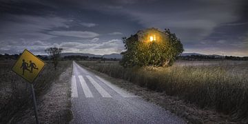 Landschap in Frankrijk bij Nacht von Everards Photography