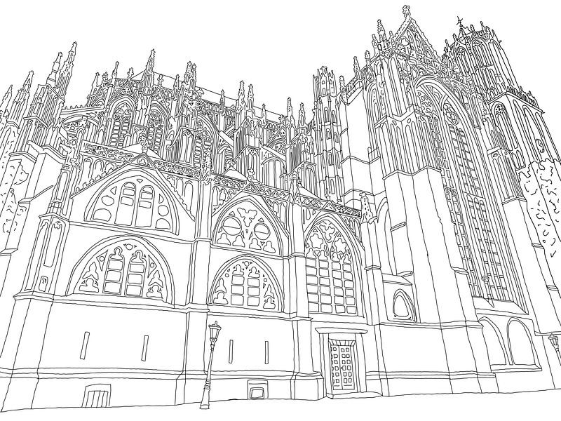 189. Dom church and Dom tower by Domstad Rudie