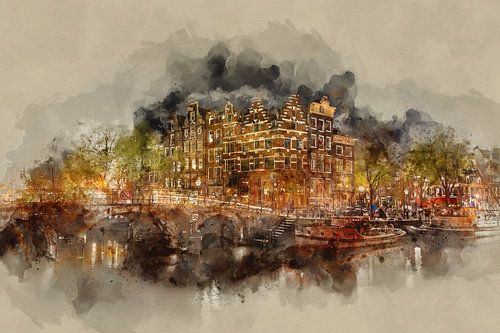 Amsterdam by night (art)