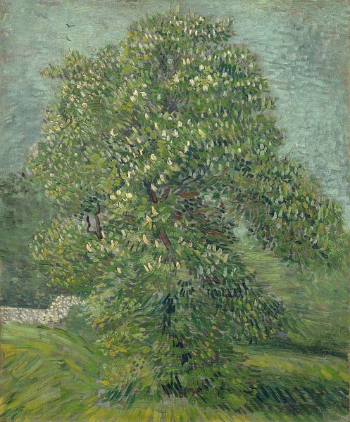 Blühende Kastanie, Vincent van Gogh von Meisterhafte Meister