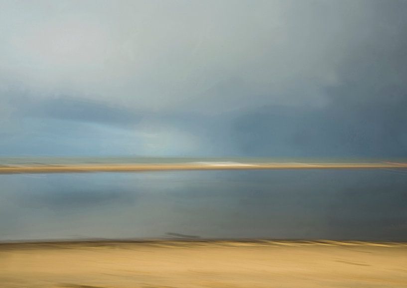 Brouwersdam abstract by Fred Teepe
