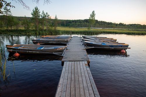 Bootjes aan de steiger