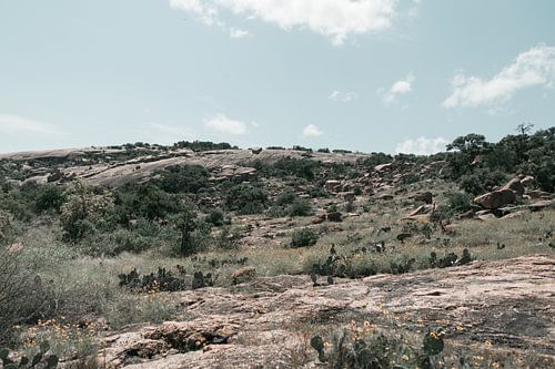 Het wandelgebied in een nationaal park