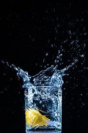 Rock in the surf. by Ruud Hilhorst