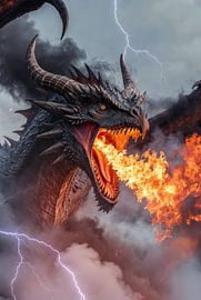 The mythical dragon 3. by Pieter van Roijen