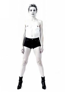 Attitude II van Hugo Nereaux - Sqircle Art