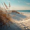 Eine Strandlandschaft mit dem Meer. von J.a Dijkstra