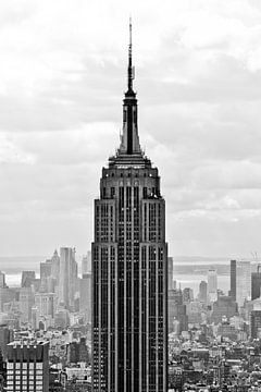 Empire State Building in Schwarzweiss II von Thea.Photo