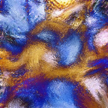 Abstract Basse Pointillisme VI van Maurice Dawson