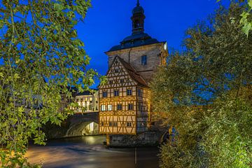 Oude stadhuis in Bamberg van Rainer Pickhard