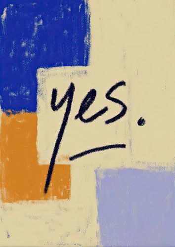 Abstract colour layering – Yes.