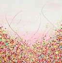 Fiesta Sunset - kleurrijk vrolijk abstract schilderij van Qeimoy thumbnail
