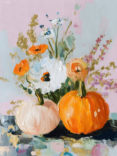 Pumpkins Still Life by Gypsy Galleria