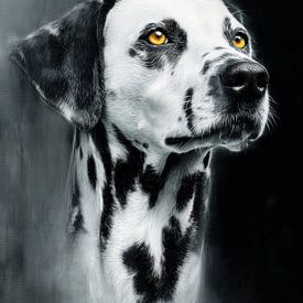 Dalmatische hond #hond van JBJart Justyna Jaszke