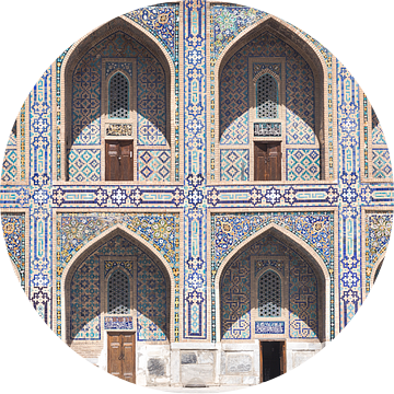 Kleurrijke mozaïeken Registan plein (Oezbekistan) van MAB Photgraphy
