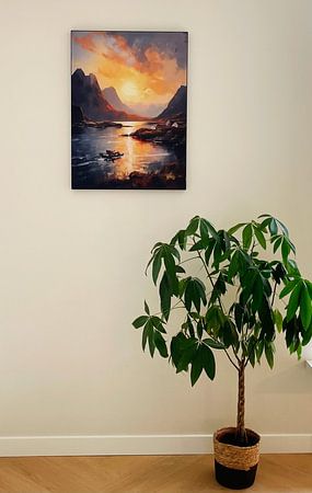 Soleil de minuit à Lofoten