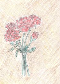 bouquet of roses by Andre Bolhoeve