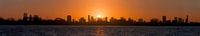 Panorama Sonnenuntergang Kralingse Plas Rotterdam