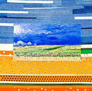 Onweer opkomst. Ode aan Vincent van Gogh. ( 1 ) van Ineke de Rijk