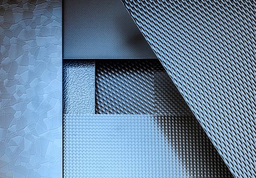 Structured metal plates