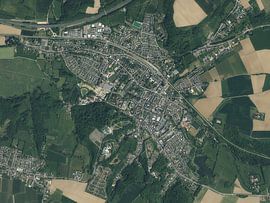 Luftaufnahme von Valkenburg von Maps Are Art