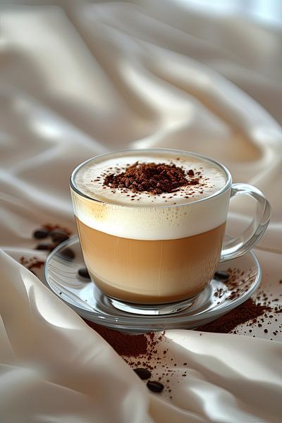 drink a cup of coffee or cappuccino by Egon Zitter