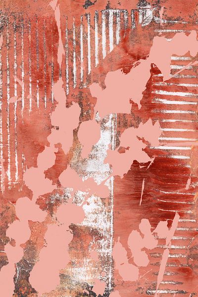 Blätter. Moderne abstrakte botanische Kunst in hellen Pastellfarben nein. 2 von Dina Dankers