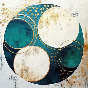 Abstract met cirkels van Bert Nijholt
