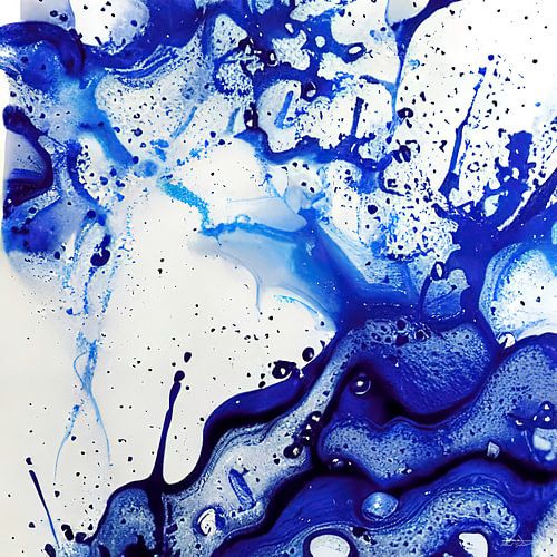 painting van alcohol ink en acryl