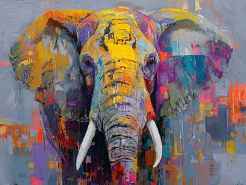 Die bunte Kraft des Elefanten von Thea