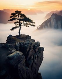 Sonnenaufgang in den Bergen