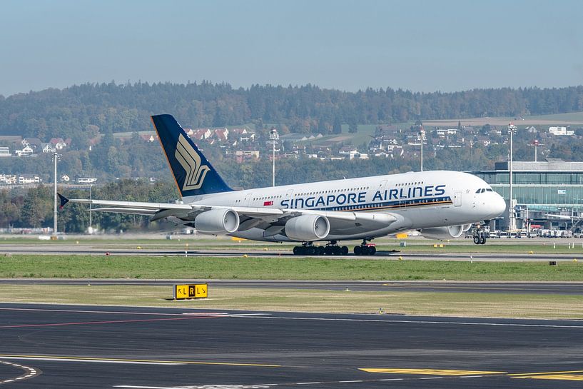 Singapore Airlines Airbus A380. von Jaap van den Berg