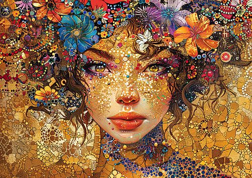 Portrait de la femme en or