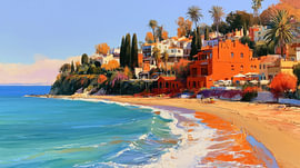 Costa Dorada, Spain: a colourful panorama