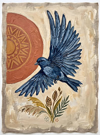 Flying Blue Bird von HUGO