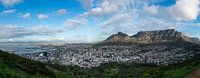 View from Signal Hill over Cape Town with Table Mountain