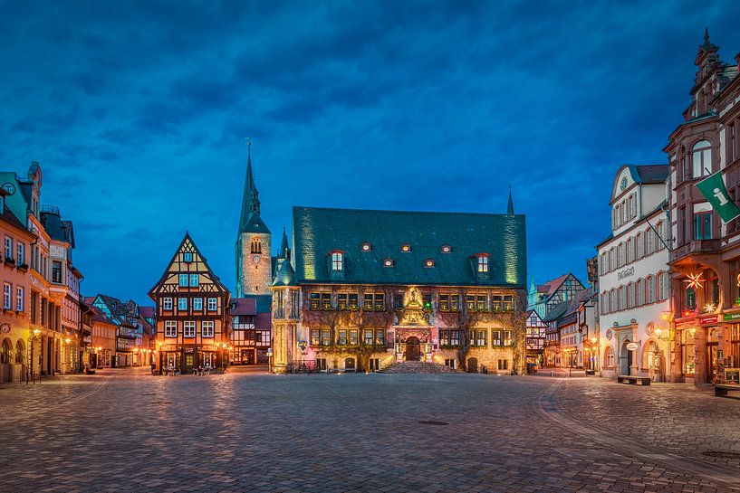 Old town of Quedlinburg, Germany by Michael Abid