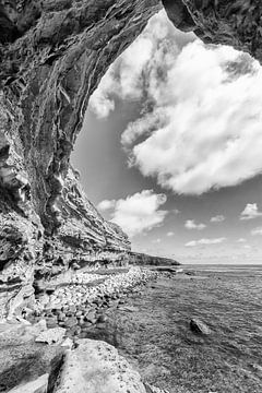 SAN DIEGO Sunset Cliffs | Monochrom von Melanie Viola