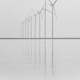 Dansende Duurzaamheid: Windmolens bij Schokkerhaven van KiekLau! Fotografie