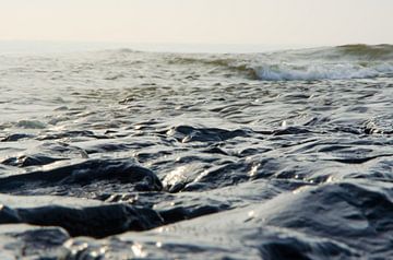 Vagues de la mer du Nord sur Ron van der Meer