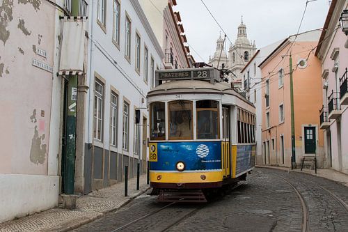 Lisbon's narrow streets