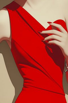 The Subtle Power of Femininity in Red by Color Square